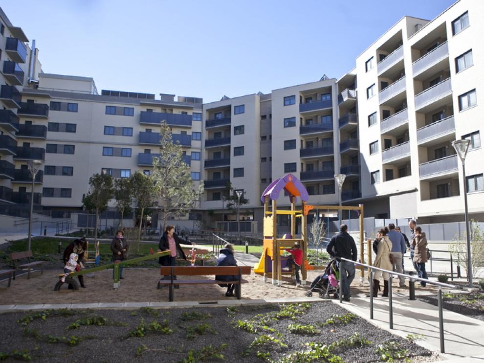 Una comunidad de vecinos en Zaragoza