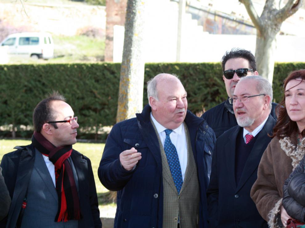 Valín durante su visita a Soria