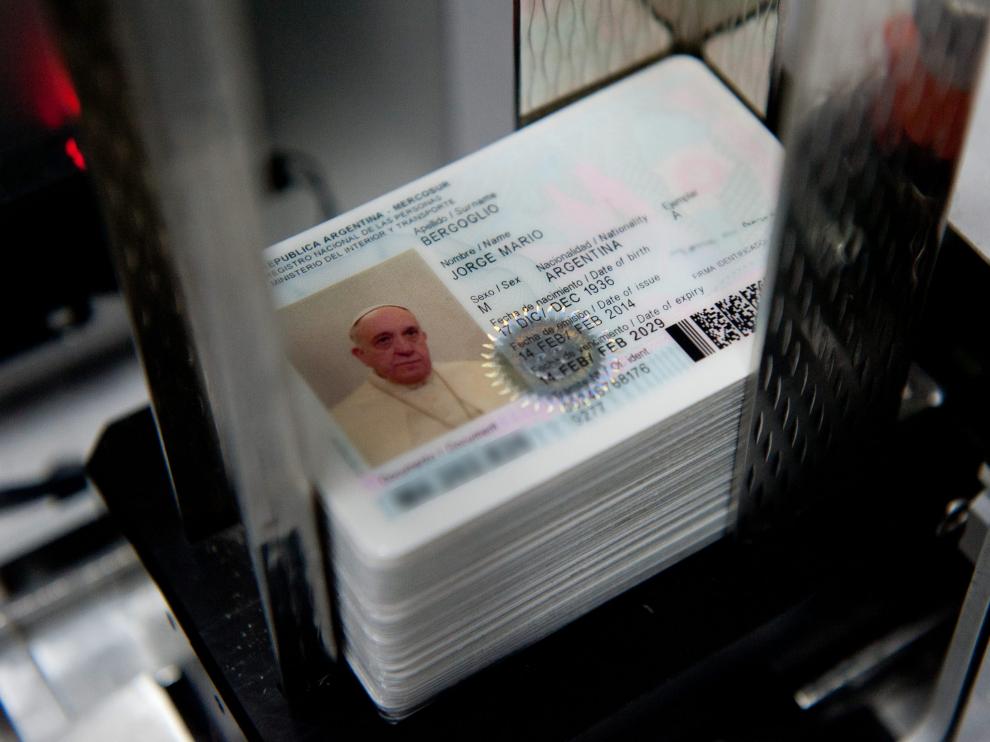 Pasaporte del Papa Francisco