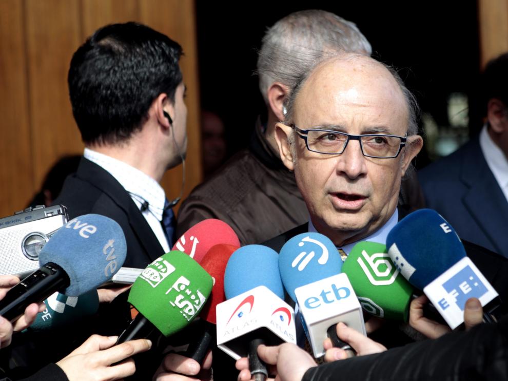 Cristóbal Montoro, ministro de Hacienda