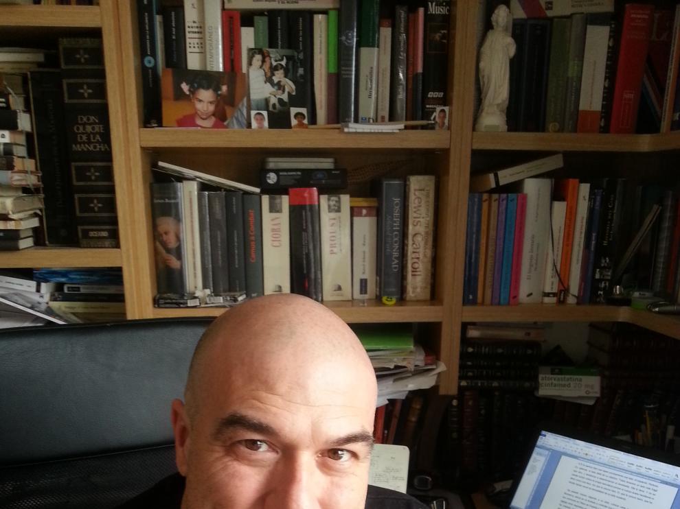 El escritor Jorge Sanz