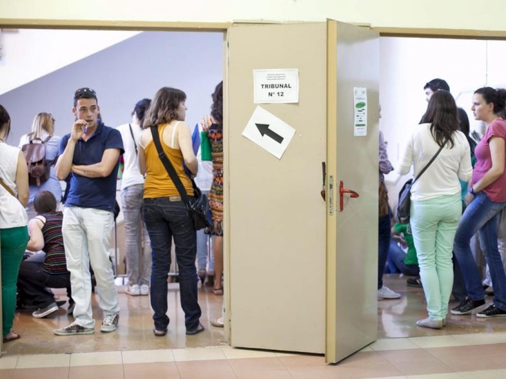 Imagen de las últimas oposiciones para profesor