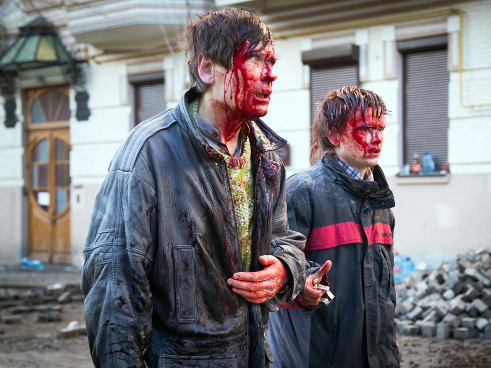Dos heridos en los enfrentamientos con la Policía en Kiev