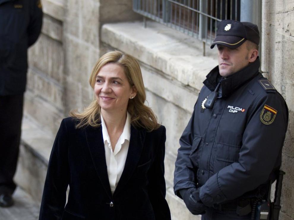 La infanta Cristina de Borbón.
