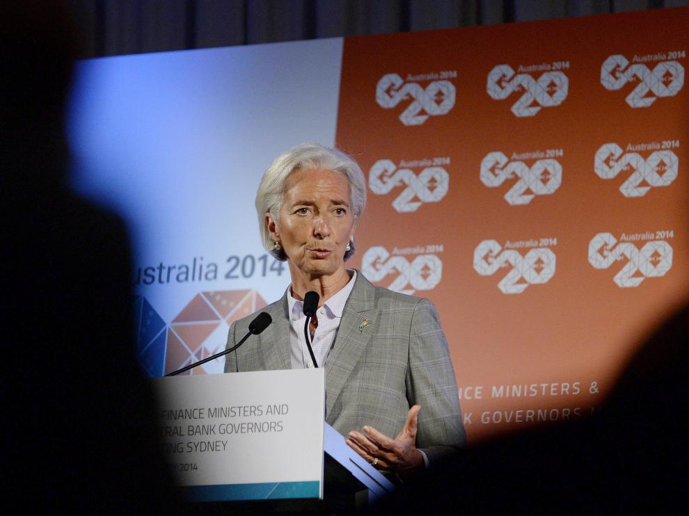 Christine Lagarde, directora del FMI