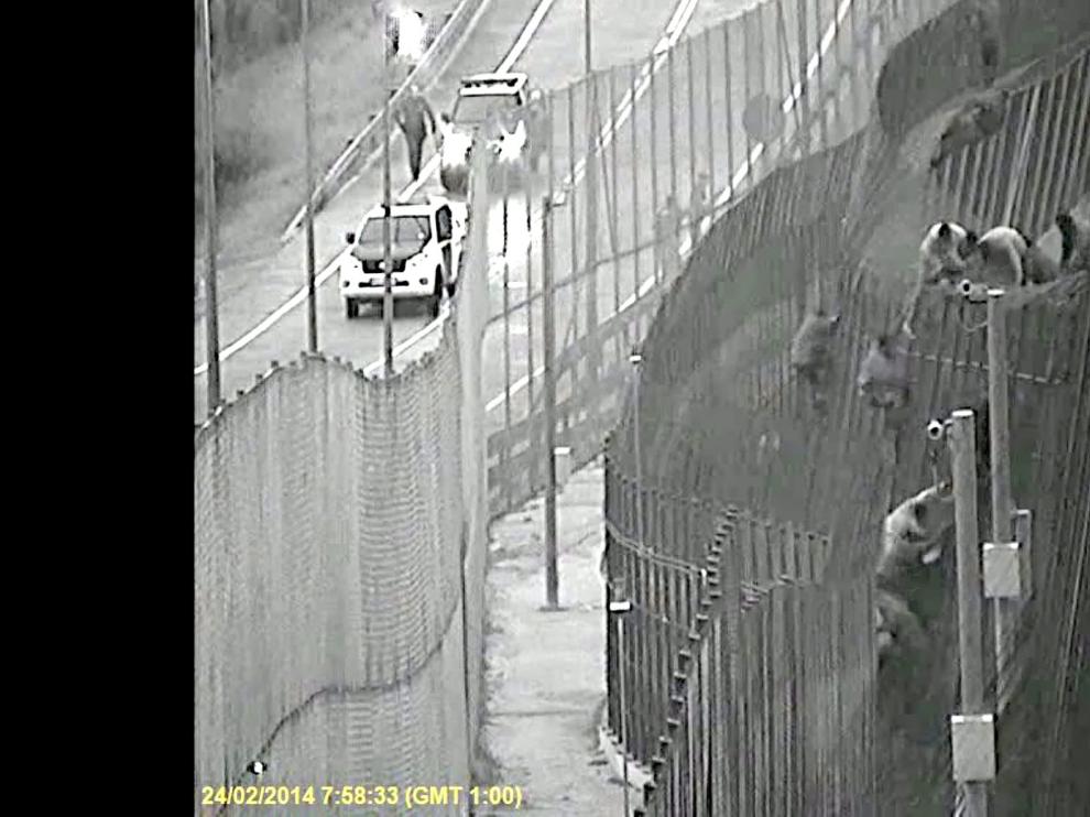 Una imagen de uno de los vídeos difundidos