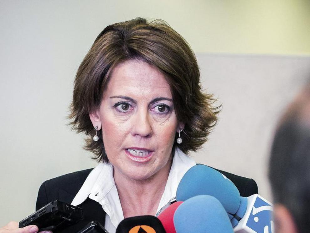 Yolanda Barcina, presidenta de Navarra en una imagen de archivo