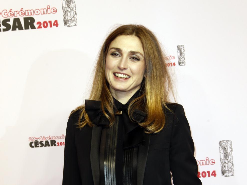 La actriz Julie Gayet