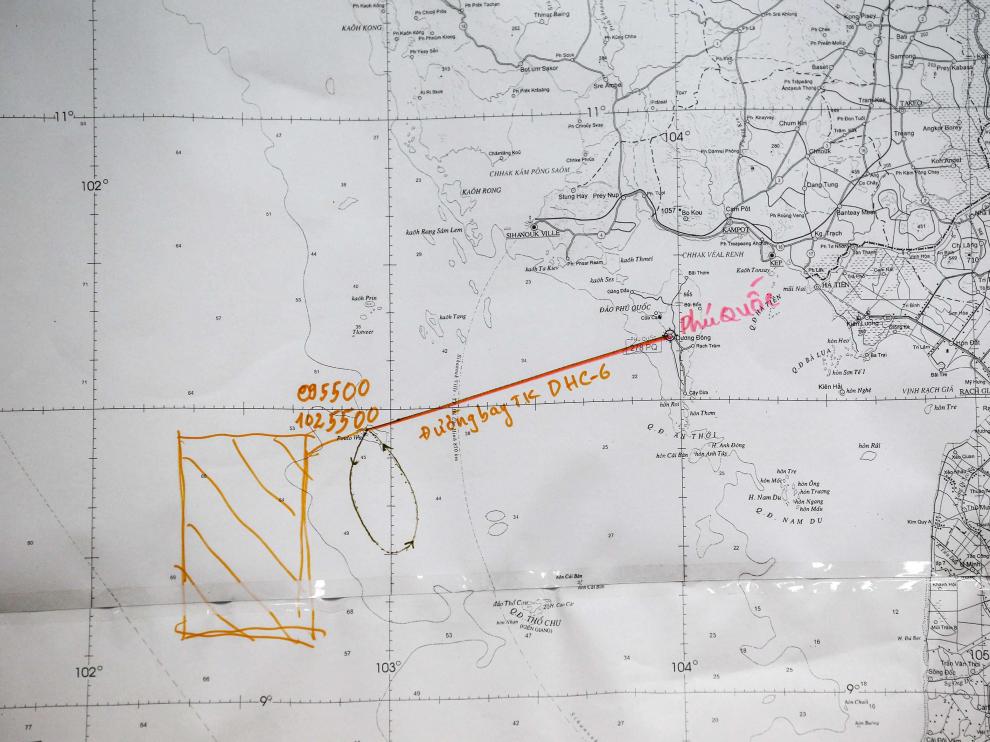 Uno de los mapas en los que se basa la búsqueda