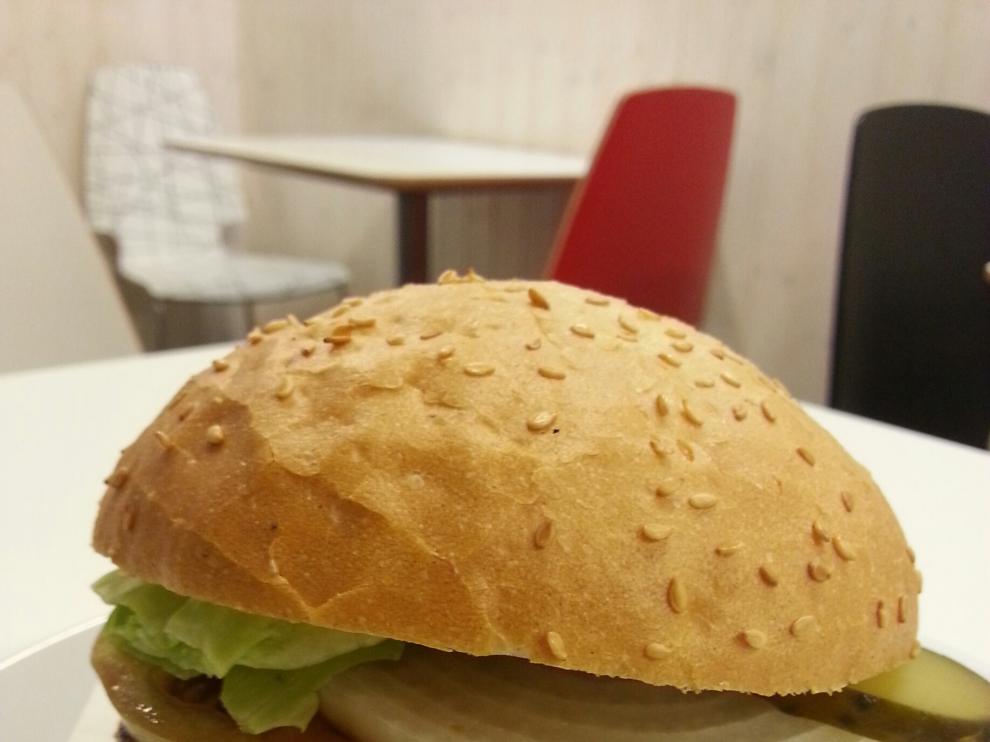 Hamburguesa gallega de 180 gramos de la Hamburguesería La City