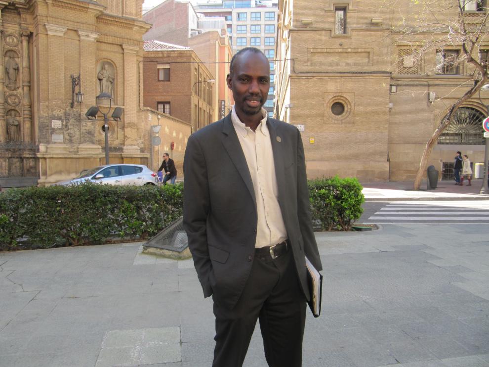 Moussa Fall, en Zaragoza