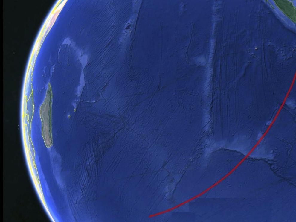 Ruta del avión