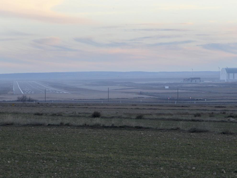 Instalaciones del aeropuerto de Teruel