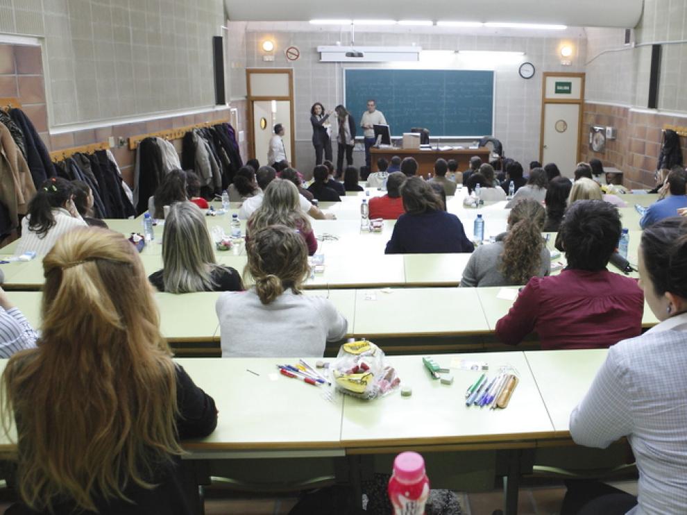 Alumnos de la Universidad de Zaragoza
