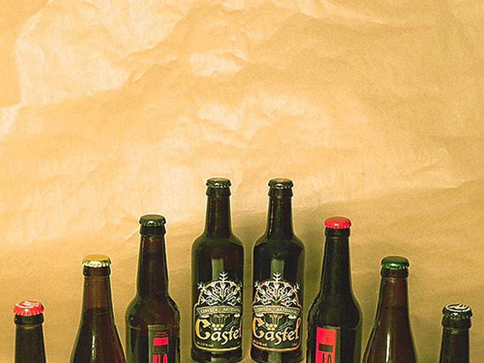 Las cervezas de Aragón que se incluyen en el 'pack'.