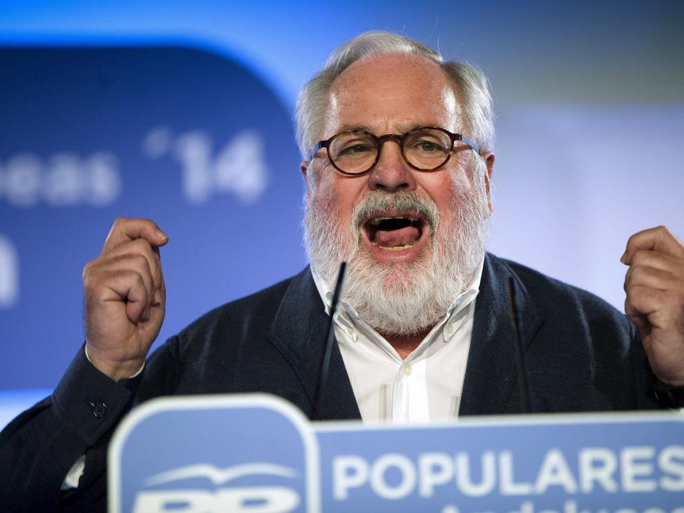 Arias Cañete, durante su discurso