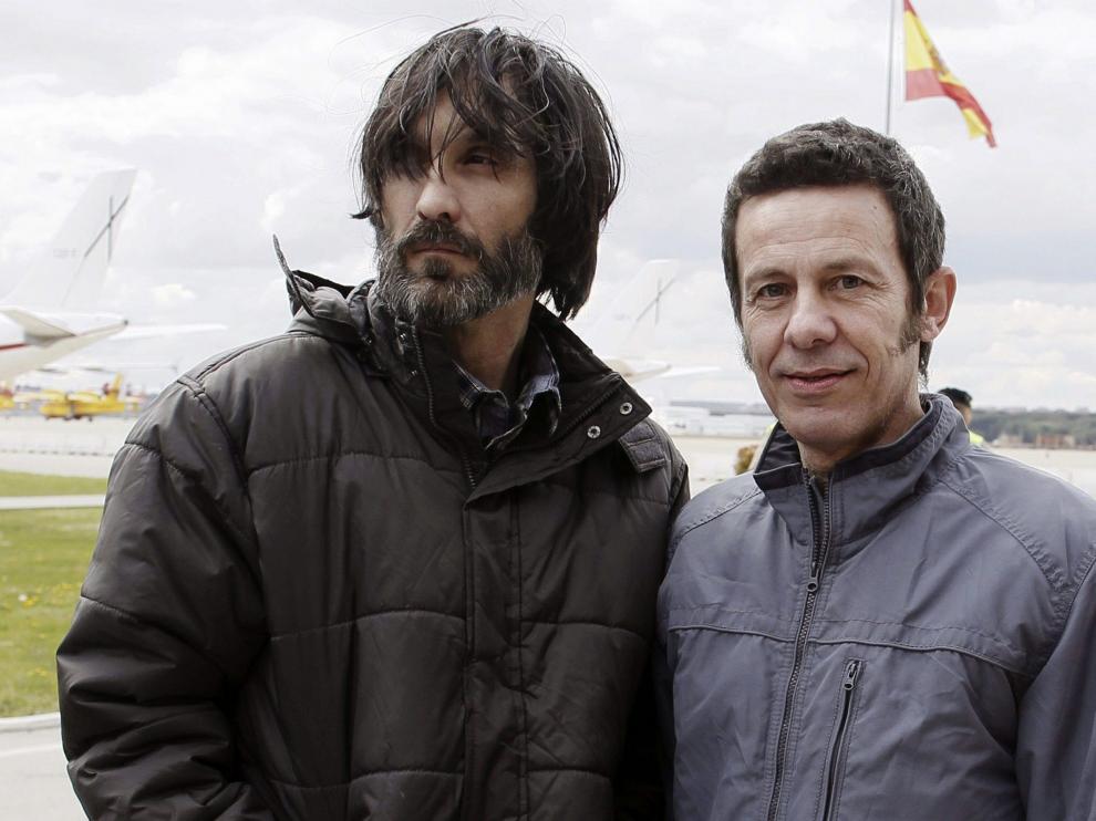 Ricardo García Vilanova y Javier Espinosa este domingo en Madrid