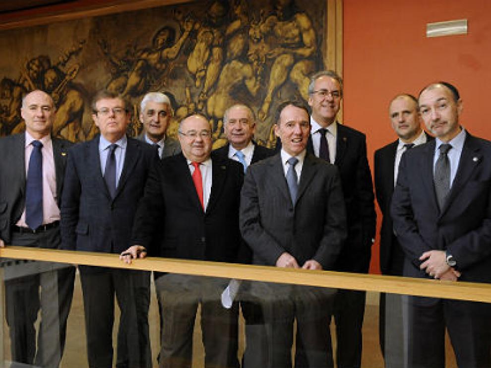Responsables de las universidades del G9