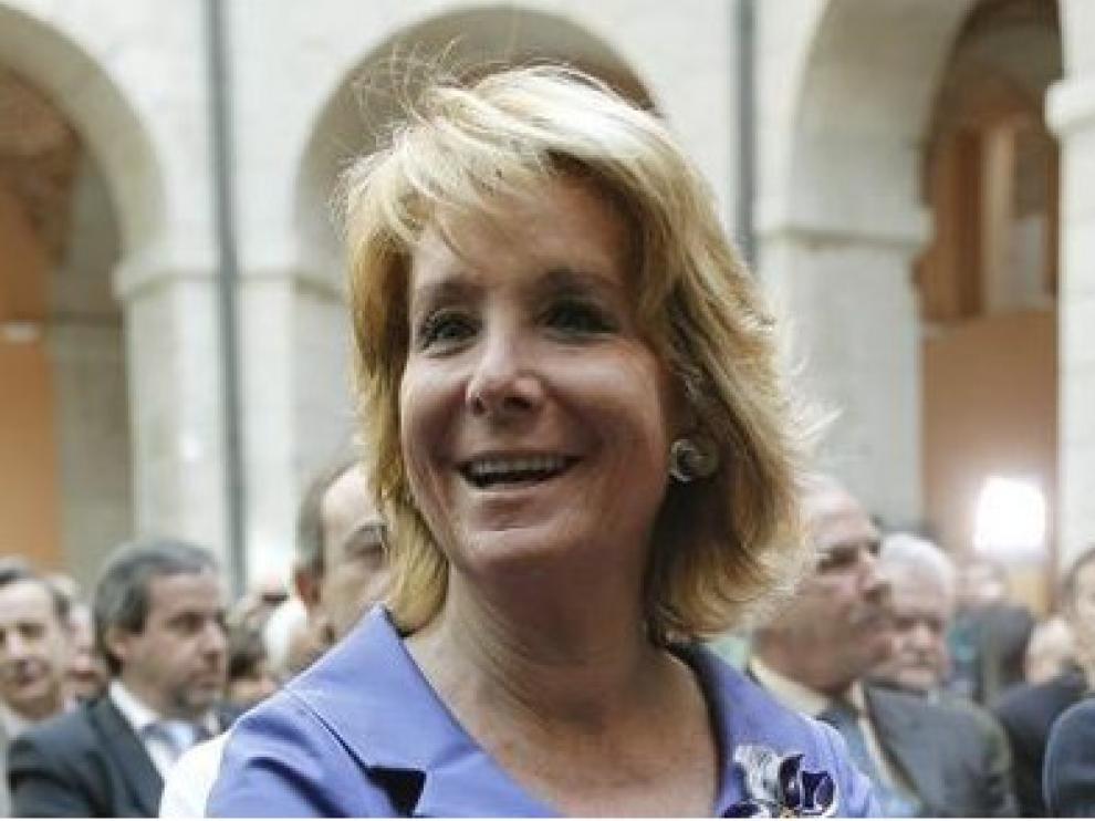 Esperanza Aguirre en Zaragoza