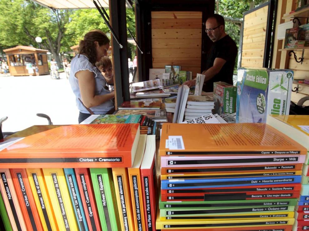 Fotografía de la pasada edición de la Feria del Libro de Soria