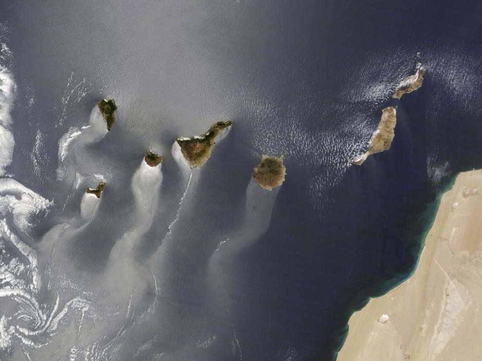 Imagen captada por el satélite Terra