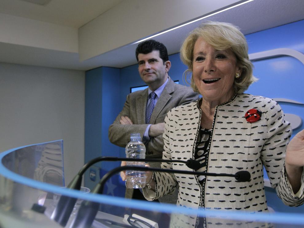 Comparecencia de Esperanza Aguirre