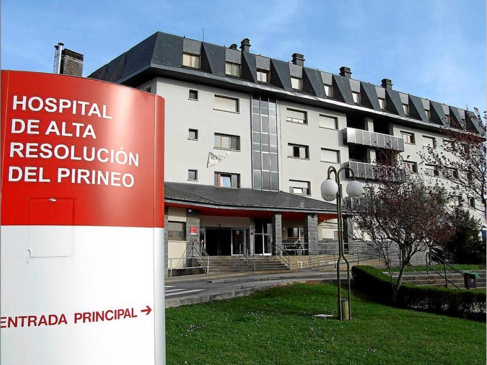 Una imagen del Hospital de Jaca.