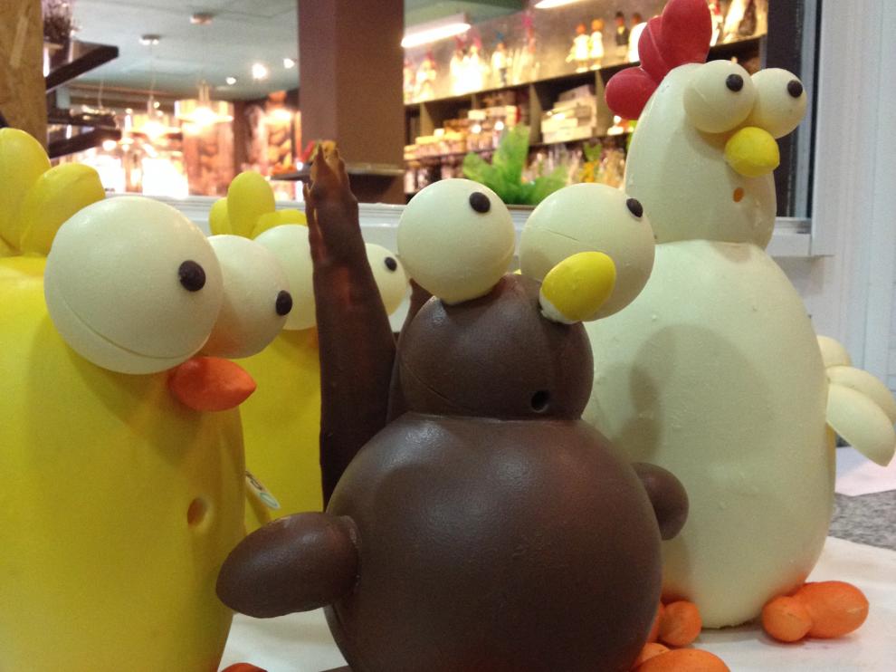 Monas de chocolate en Chocolates Capricho