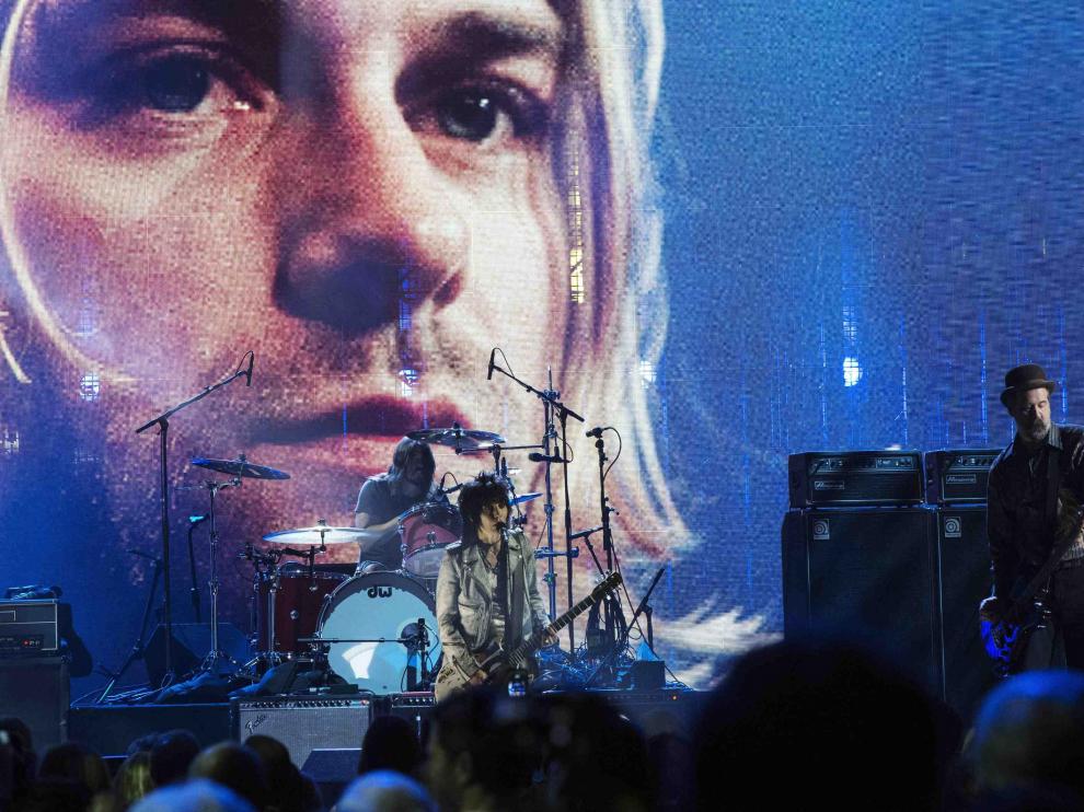 Nirvana homenajeó a Kurt Cobain