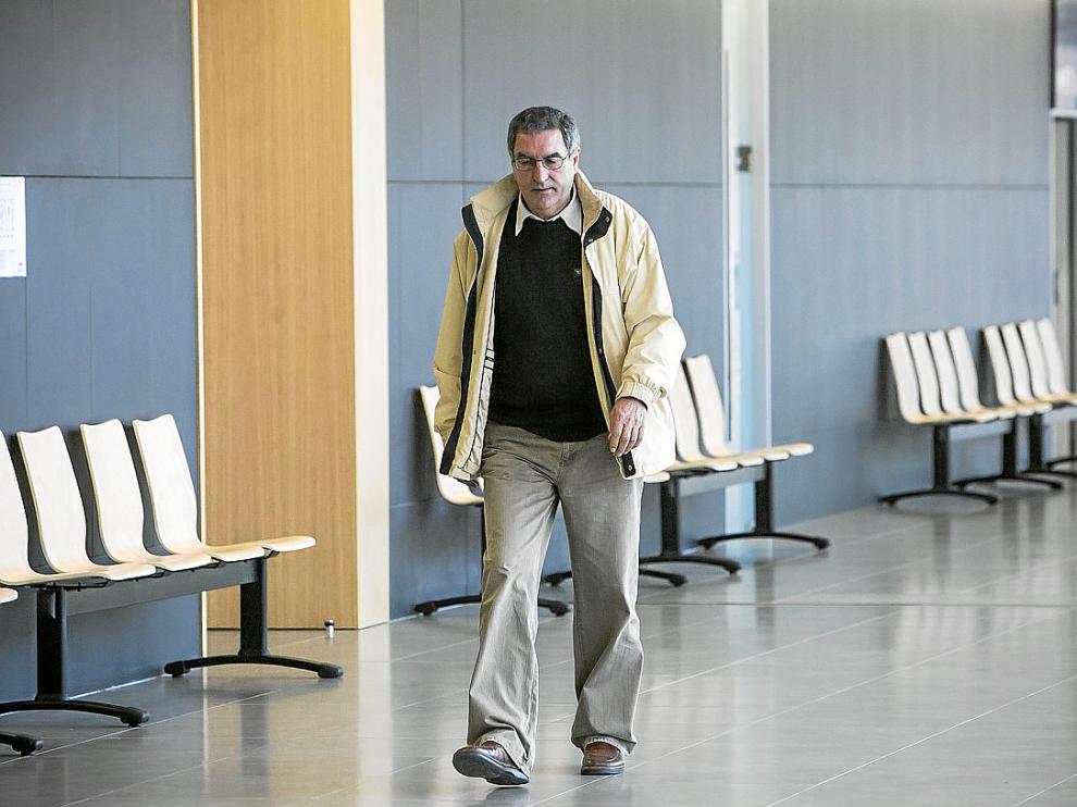 El exgerente de Plaza, Ricardo García Becerril, en una de sus visitas al juzgado
