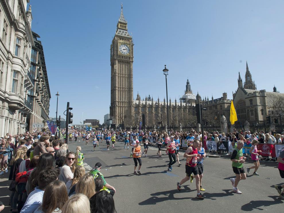 Una imagen del maratón de Londres