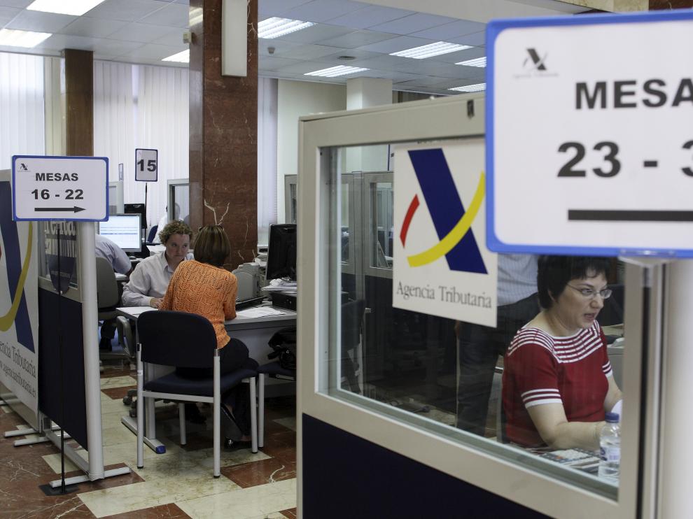 Una oficina de la Agencia Tributaria