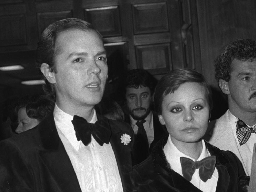 Junior y Rocío Durcal, en 1977