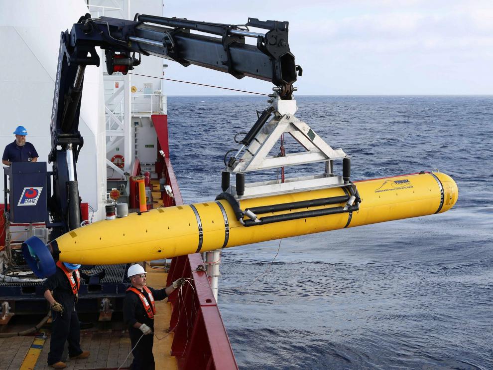 El Bluefin-21 busca en las profundidades del océano