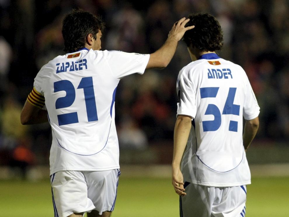Ander y Zapater, dos excanteranos del Real Zaragoza