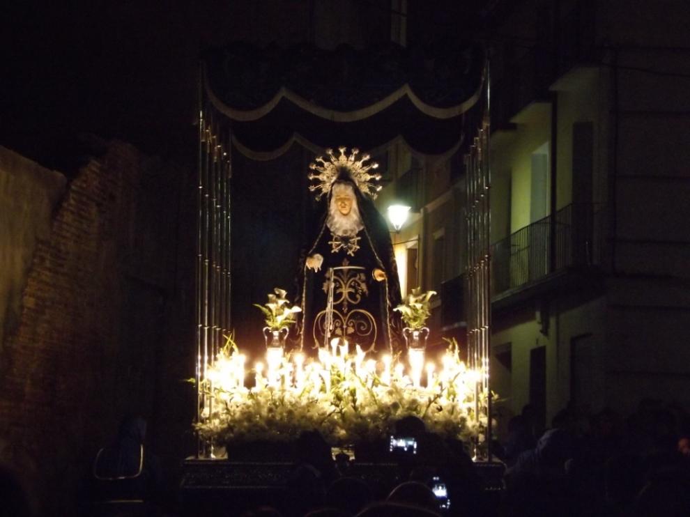 Un momento de la procesión