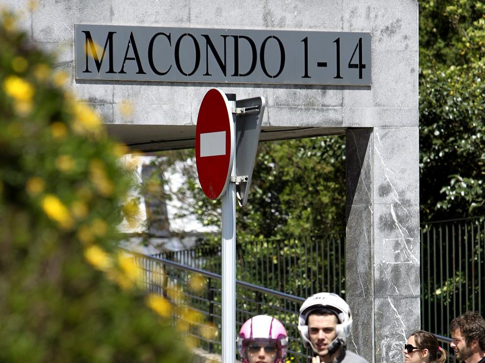La calle Macondo en San Sebastian