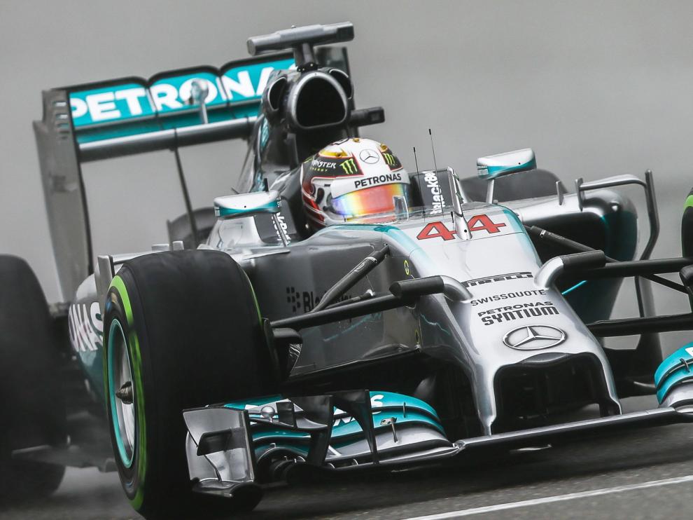 Hamilton, en el Gran Premio de China