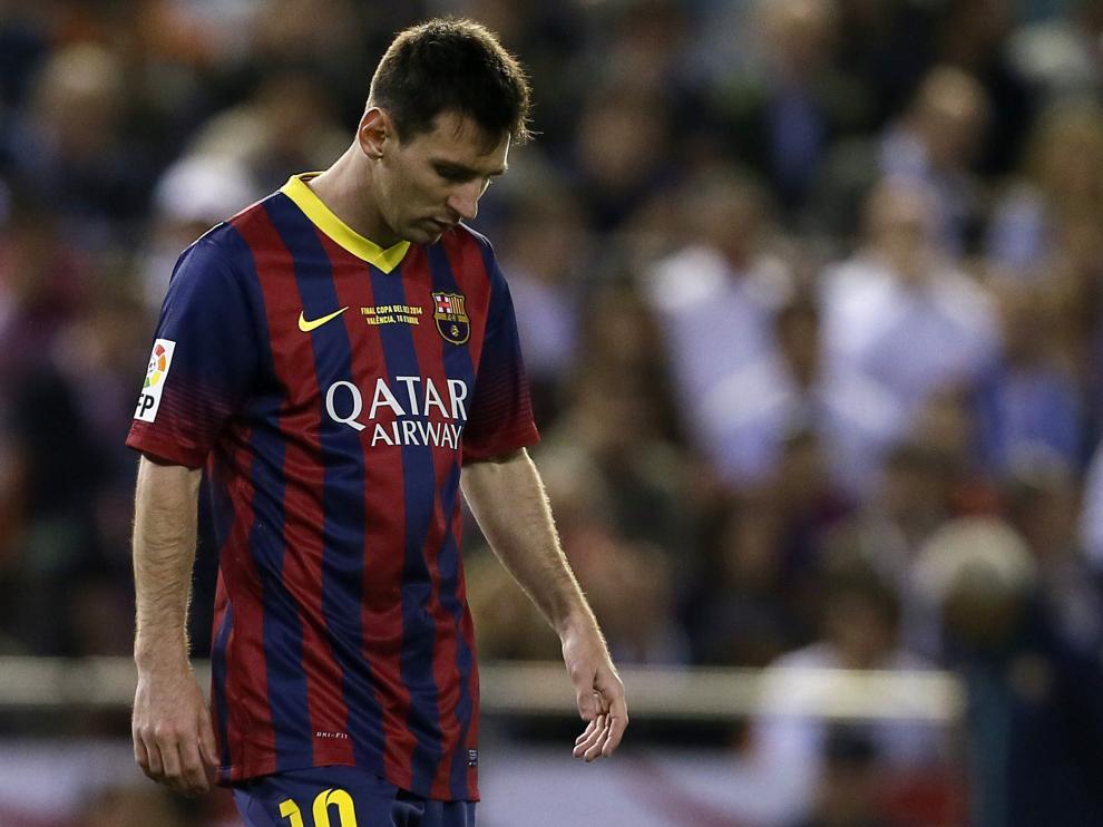 El argentino Messi, tras la final de Copa