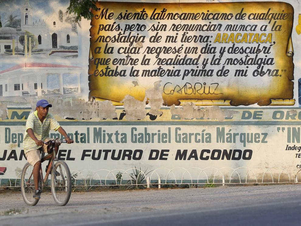 Un mural recuerda a García Márquez, en Arataca