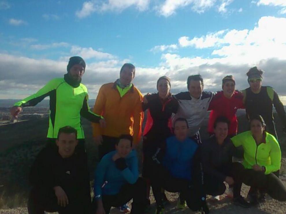 Primer entrentamiento de Corre Valdespartera durante la Cincomarzada