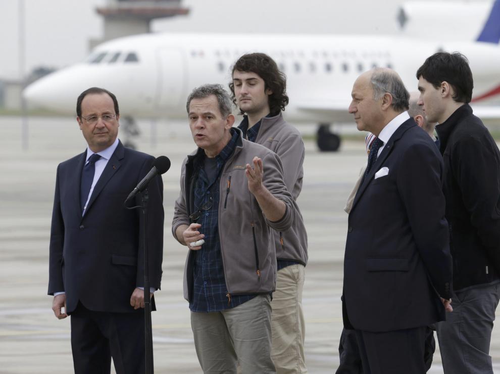 Francia asegura que no pagó rescate por Didier François ni sus compañeros