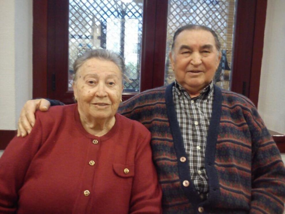 Dolores Rodrigo y Santiago Vaquero, de Cutanda, Calamocha