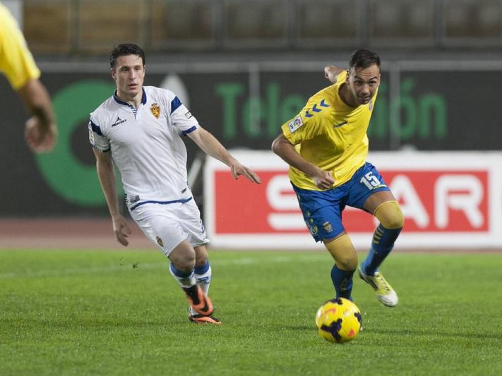 Henríquez, en el choque de ida en Las Palmas