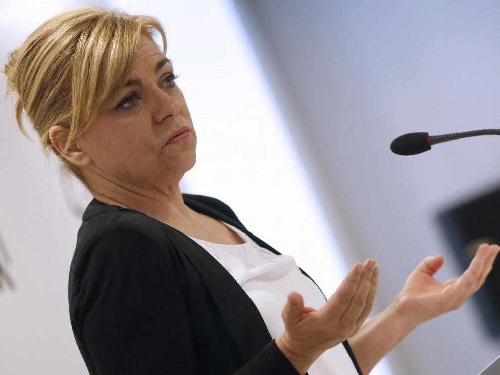 a vicesecretaria del PSOE y cabeza de lista a las elecciones europeas, Elena Valenciano