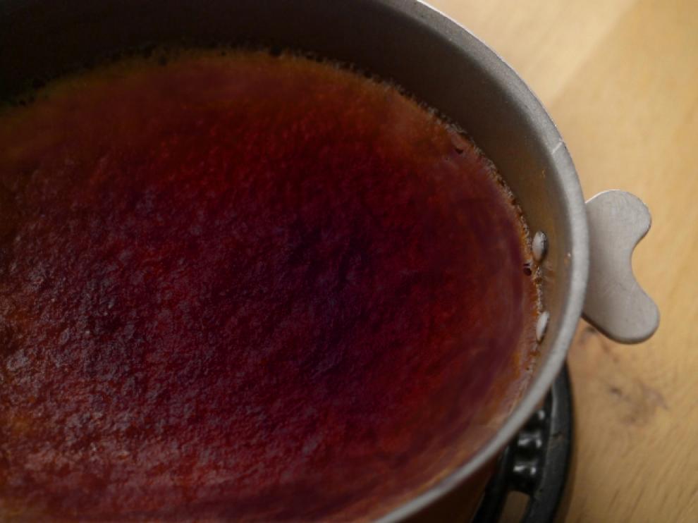 Flan de chocolate casero