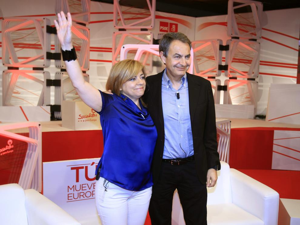 Elena Valenciano y Zapatero
