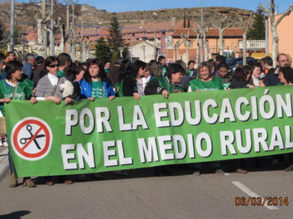 Foto de las movilizaciones en las Cuencas Mineras