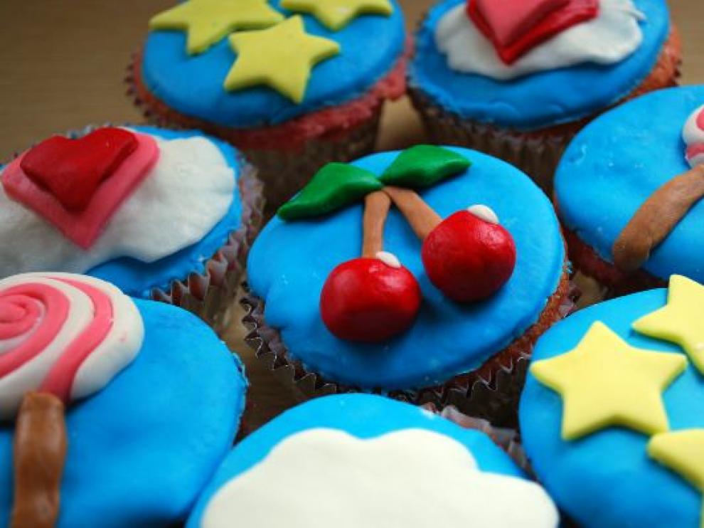 Cupcakes con diferentes motivos