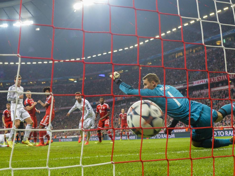 Uno de los goles de Sergio Ramos